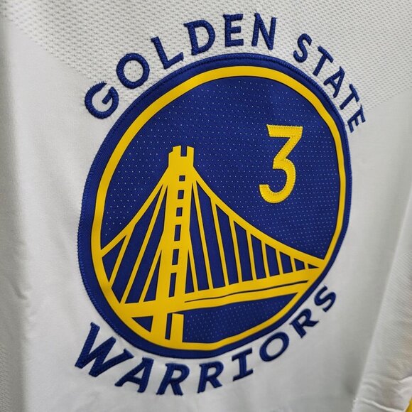Nike Golden State Warriors Jordan Poole Association Edition Jersey 48 MSRP $200 - Picture 6 of 9
